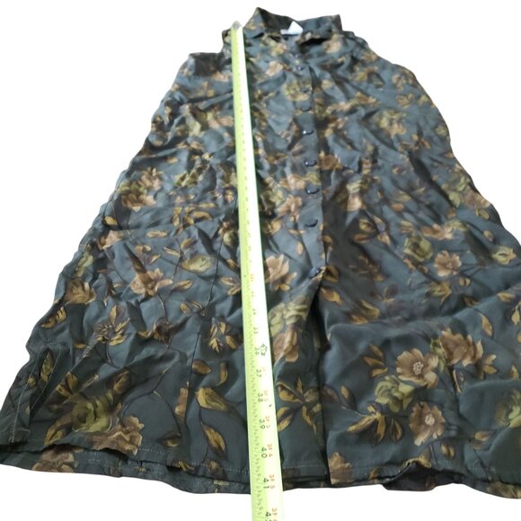 Vintage Studio 1 Womens Maxi Dress Y2K Neutral Floral Euro Summer Casual Boho - Picture 3 of 6